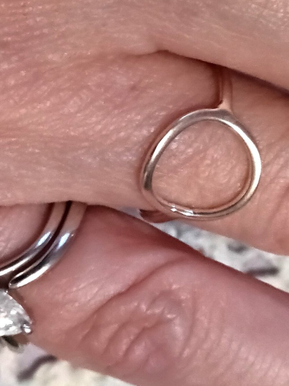 The Big O Sterling Ring - Picture 1 of 3